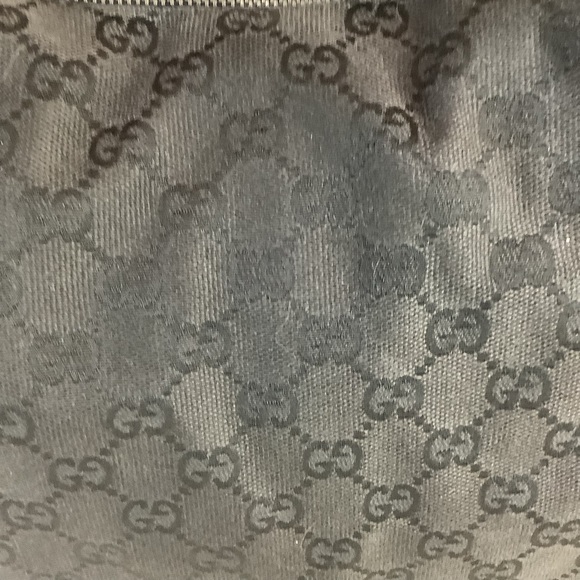 🖤❤️🔥 GUCCI Monogram Medium Horsebit Chain Hobo Black🖤 - Picture 9 of 11